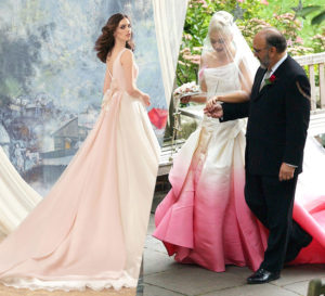Celebrities Wedding Dresses,-pink-unique-wedding-dresses-Papilio