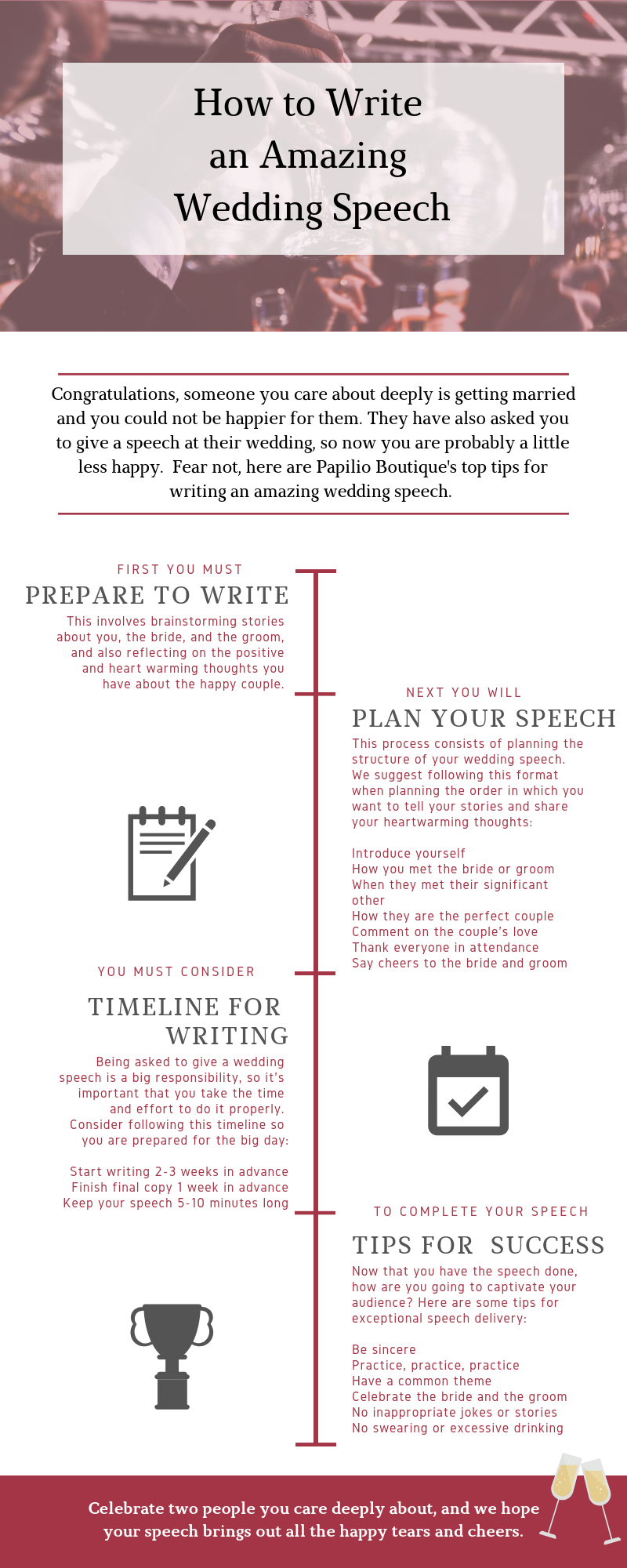 how to write a wedding speech for bride