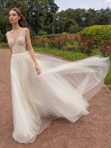 Style #13018, available in ivory-nude, ivory